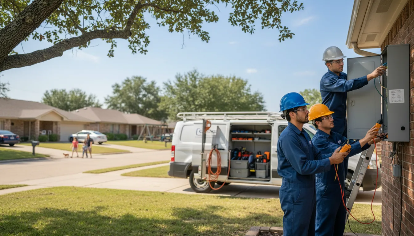 Certified electrician providing emergency electrical services in Pickens, AR